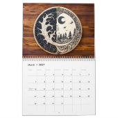Woodburned Animals & Trees – 2026 Calendar Kalender (Mar 2027)