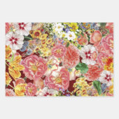 Woodbury Damask en Flower Festival Inpakpapier Vel (Voorkant 3)