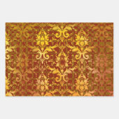 Woodbury Damask en Flower Festival Inpakpapier Vel (Voorkant 2)