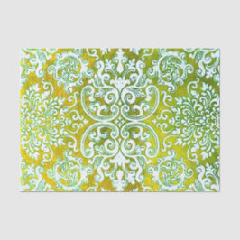 Woodbury Green en Gold Tissuepapier