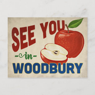 Woodbury Minnesota Apple - Vintage Travel Briefkaart