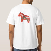 Woodcarvers Dala Horse T-shirt (Achterkant)