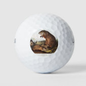 Woodchuck Camping Deco Gifts Golfballen (Voorkant)