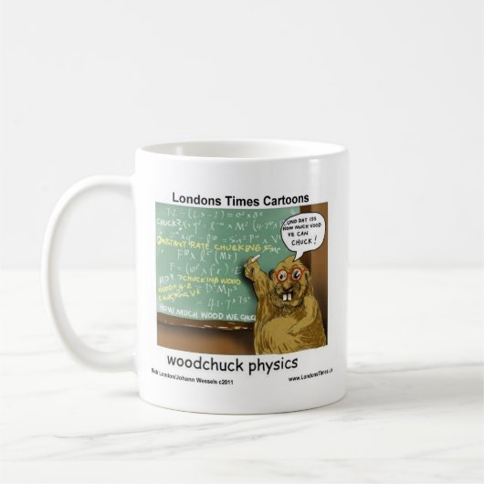 Woodchuck Physics Funny Gifts T - shirts Mokken &  (Links)