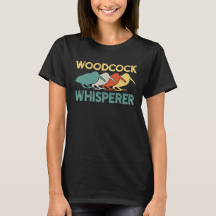 Woodcock Birds Retro  T-shirt