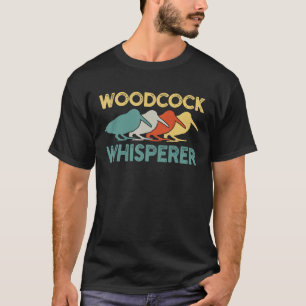 Woodcock Birds Retro  T-shirt