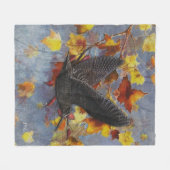 Woodcock Fleece Deken (Voorkant (Horizontaal))