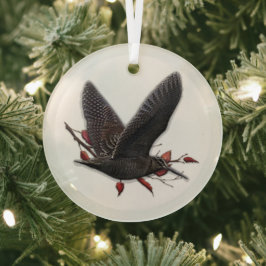 Woodcock Glas Ornament