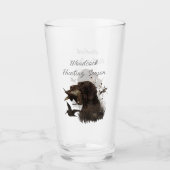 Woodcock Hunting met German Wirehaered Pointer Glas (Voorkant)