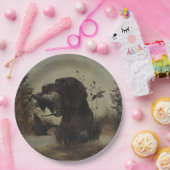 Woodcock Hunting met German Wirehaered Pointer Papieren Bordje (Feest)