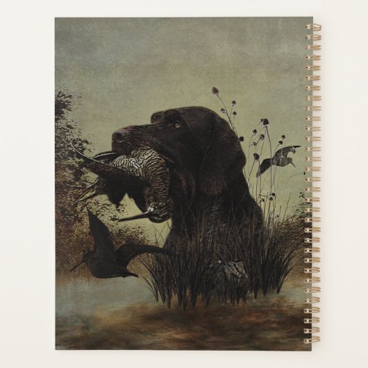 Woodcock Hunting met German Wirehaered Pointer Planner (Achterkant)