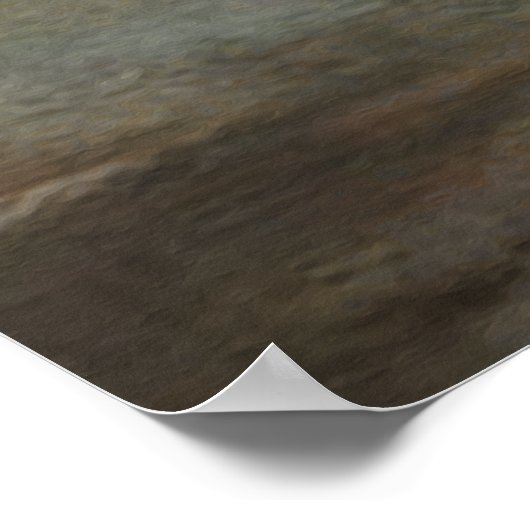 Woodcock Hunting met German Wirehaered Pointer Poster (Hoek)