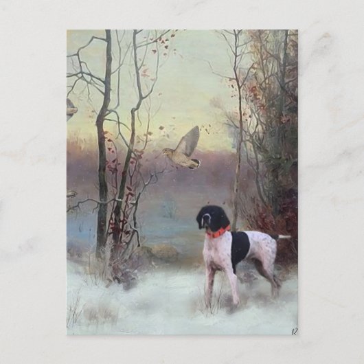 Woodcock Hunting met SAP Feestdagenkaart (Voorkant)