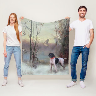 Woodcock Hunting met SAP Fleece Deken