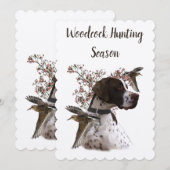 Woodcock Hunting Season Kaart (Voorkant / Achterkant)