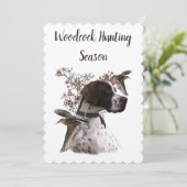 Woodcock Hunting Season Kaart (Staand voorkant)