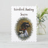 Woodcock Hunting Season Kaart (Staand voorkant)