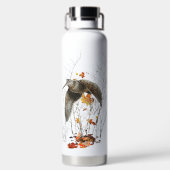 Woodcock Hunting Season Waterfles (Achterkant)