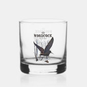Woodcock Hunting Season Whisky Glas (Achterkant)