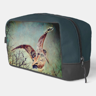 Woodcock in vlucht toilettasje