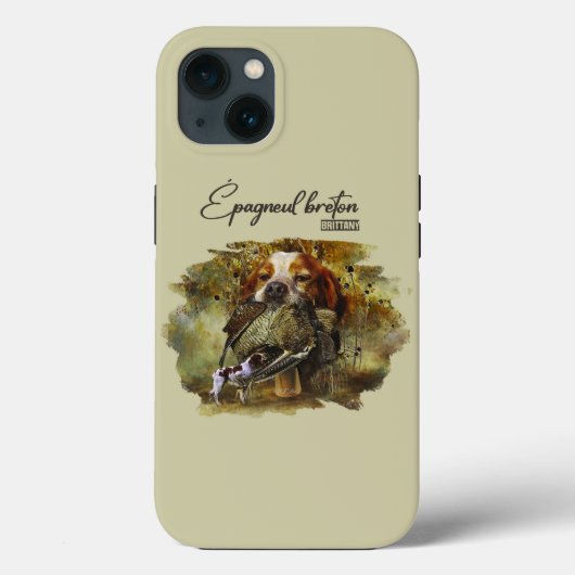 Woodcock jacht met Brittany Spaniel Case-Mate iPhone Case (Achterkant)