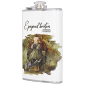 Woodcock jacht met Brittany Spaniel Heupfles (Links)