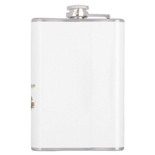 Woodcock jacht met Brittany Spaniel Heupfles (Achterkant)