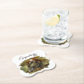 Woodcock jacht met Brittany Spaniel Kartonnen Onderzetters (Insitu)