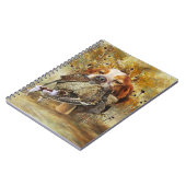 Woodcock jacht met Brittany Spaniel Notitieboek (Linkerzijde)