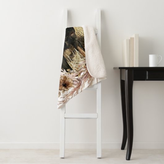 Woodcock jacht met Brittany Spaniel Sherpa Deken (In situ)