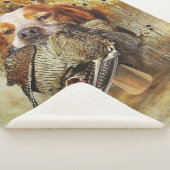 Woodcock jacht met Brittany Spaniel Sherpa Deken (3/4)