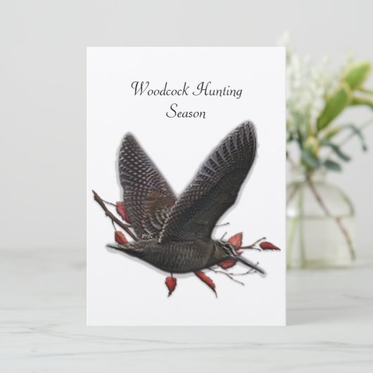 Woodcock Kaart (Staand voorkant)