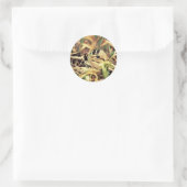 Woodcock op Nest Ronde Sticker (Tas)