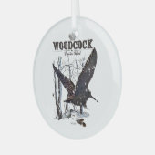 Woodcock - Passion Hunt Glas Ornament (Voorkant links)