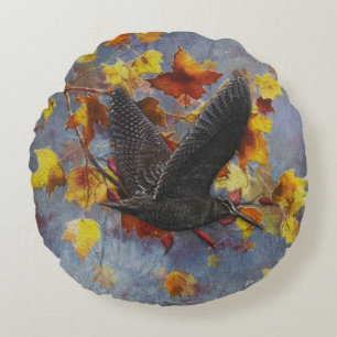 Woodcock Rond Kussen