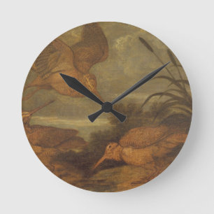 Woodcock te Dusk, c.1676 (olie op canvas) Ronde Klok