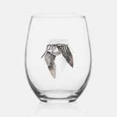 Woodcock Wijnglas Zonder Voet (Achterkant)
