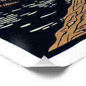 Woodcut Landscape Perfect Poster (Hoek)