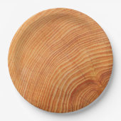 WOODCUT TIMBER PATROON PAPIEREN BORDJE (Voorkant)