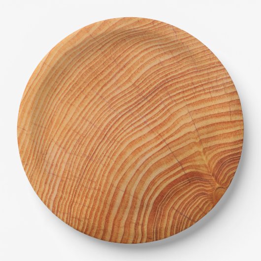 WOODCUT TIMBER PATROON PAPIEREN BORDJE (Voorkant)