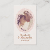 Woodcut Wreath Party Ticket - Ivory (Voorkant)