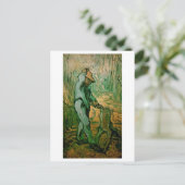 Woodcutter (na Millet) F670 Van Gogh Fine Art Briefkaart (Staand voorkant)