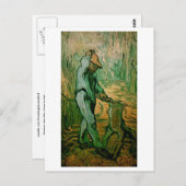 Woodcutter (na Millet) F670 Van Gogh Fine Art Briefkaart (Voorkant / Achterkant)