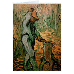 Woodcutter (na Millet) van Vincent van Gogh