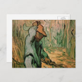 Woodcutter (na Millet) van Vincent van Gogh Briefkaart (Voorkant / Achterkant)