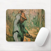 Woodcutter (na Millet) van Vincent van Gogh Muismat (Met muis)