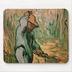 Woodcutter (na Millet) van Vincent van Gogh Muismat