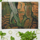 Woodcutter (na Millet) van Vincent van Gogh Theedoek (Gevouwen)