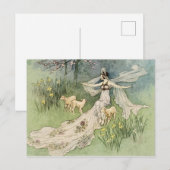 Woodcutter's Daugher Princess Fairy Tale Briefkaart (Voorkant / Achterkant)