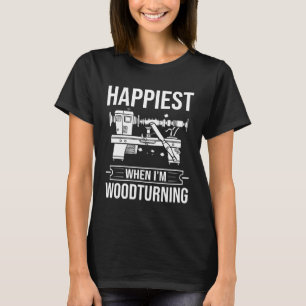 Wooddraaide Lathe Tools Project Woodturner T-shirt